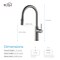 Kibi Hilo Single Handle Pull Down Kitchen Sink Faucet KKF2008TT - alternate 2